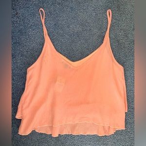 UK2LA Women’s Pink Flowy Tank Top- size Small- **NEVER WORN**